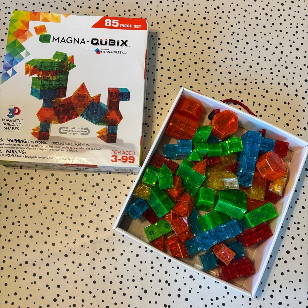 Magna-Qubix 113 Piece Magnetic Building Blocks